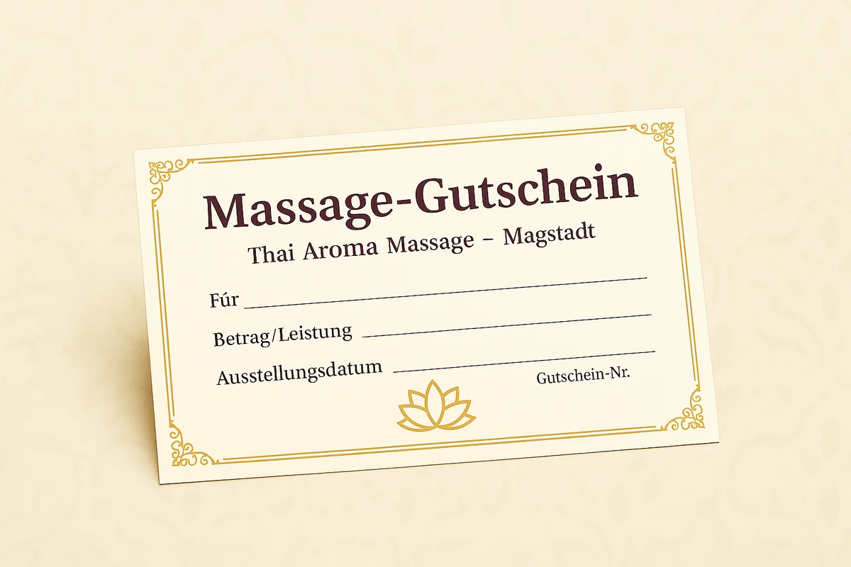 Massage-Gutschein Thai Aroma Massage Magstadt